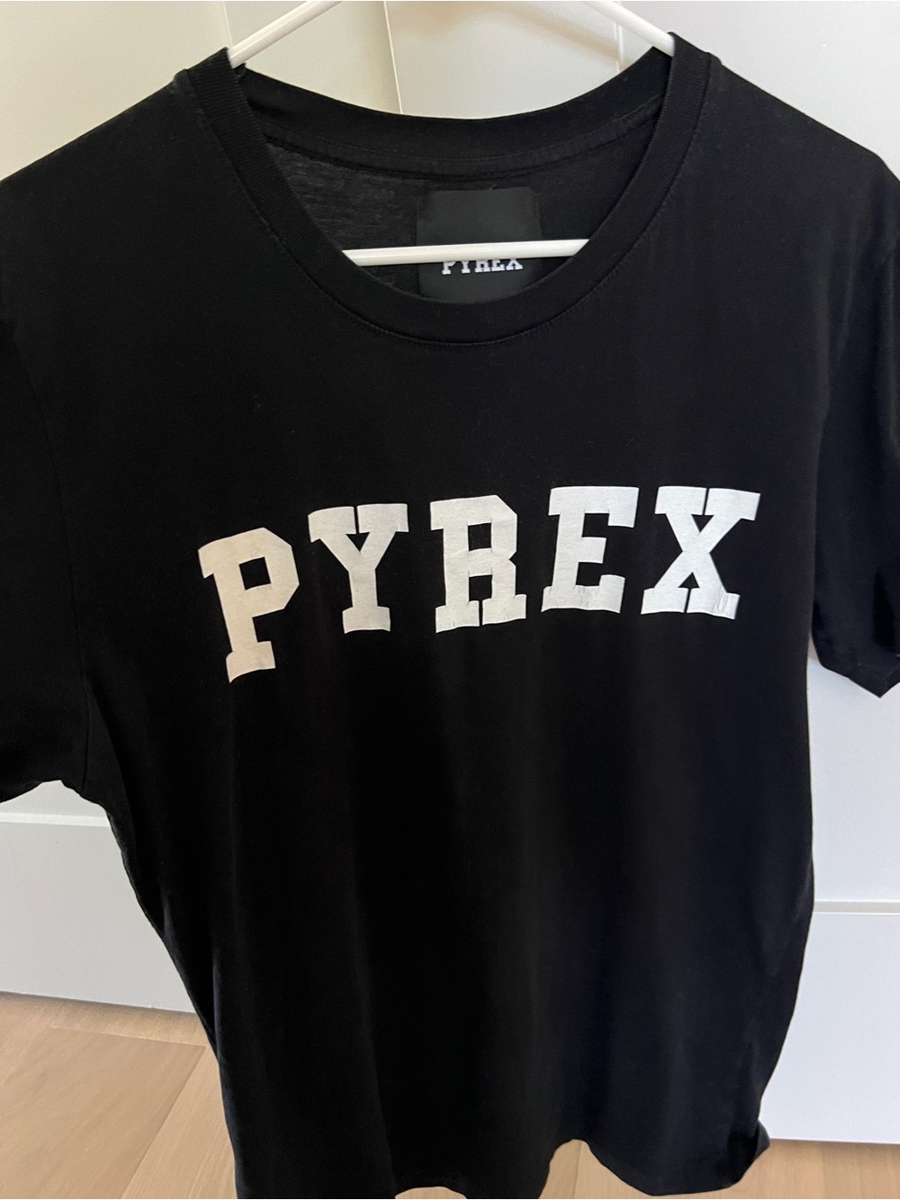 PYREX Black unisex T-Shirt Men S or women M
